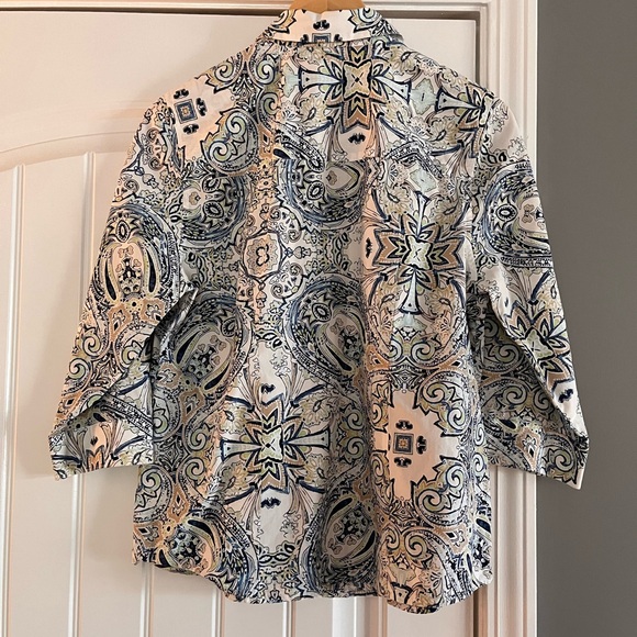Chico's Multicolor Patterned Shirt - Picture 2 of 4
